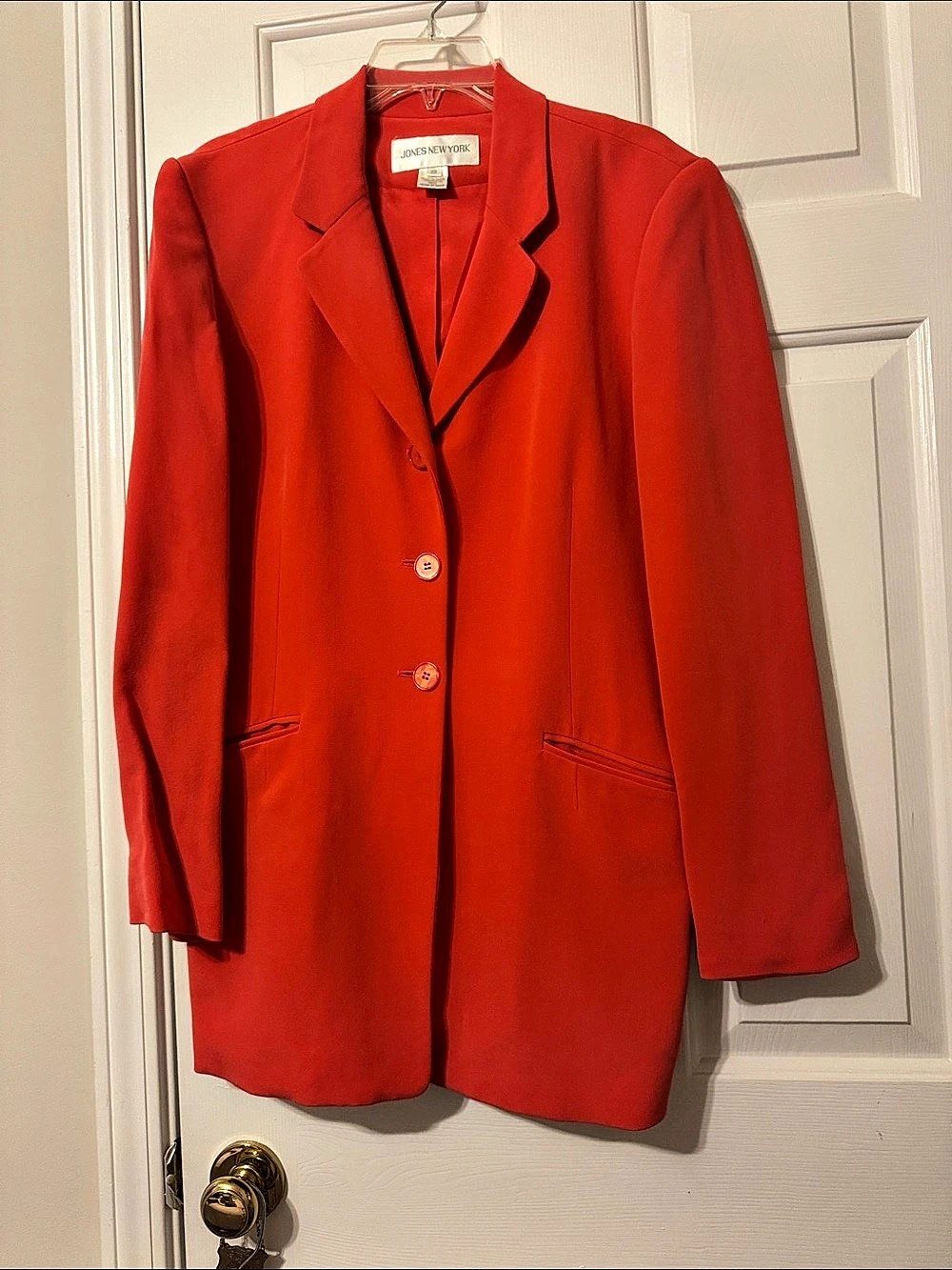 Jones New York Blazer in Red Size 12 Like New